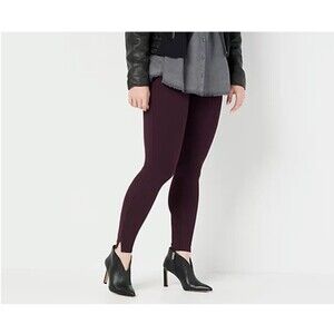 Spanx High Rise 7/8 Length Leggings in Burgundy Size S